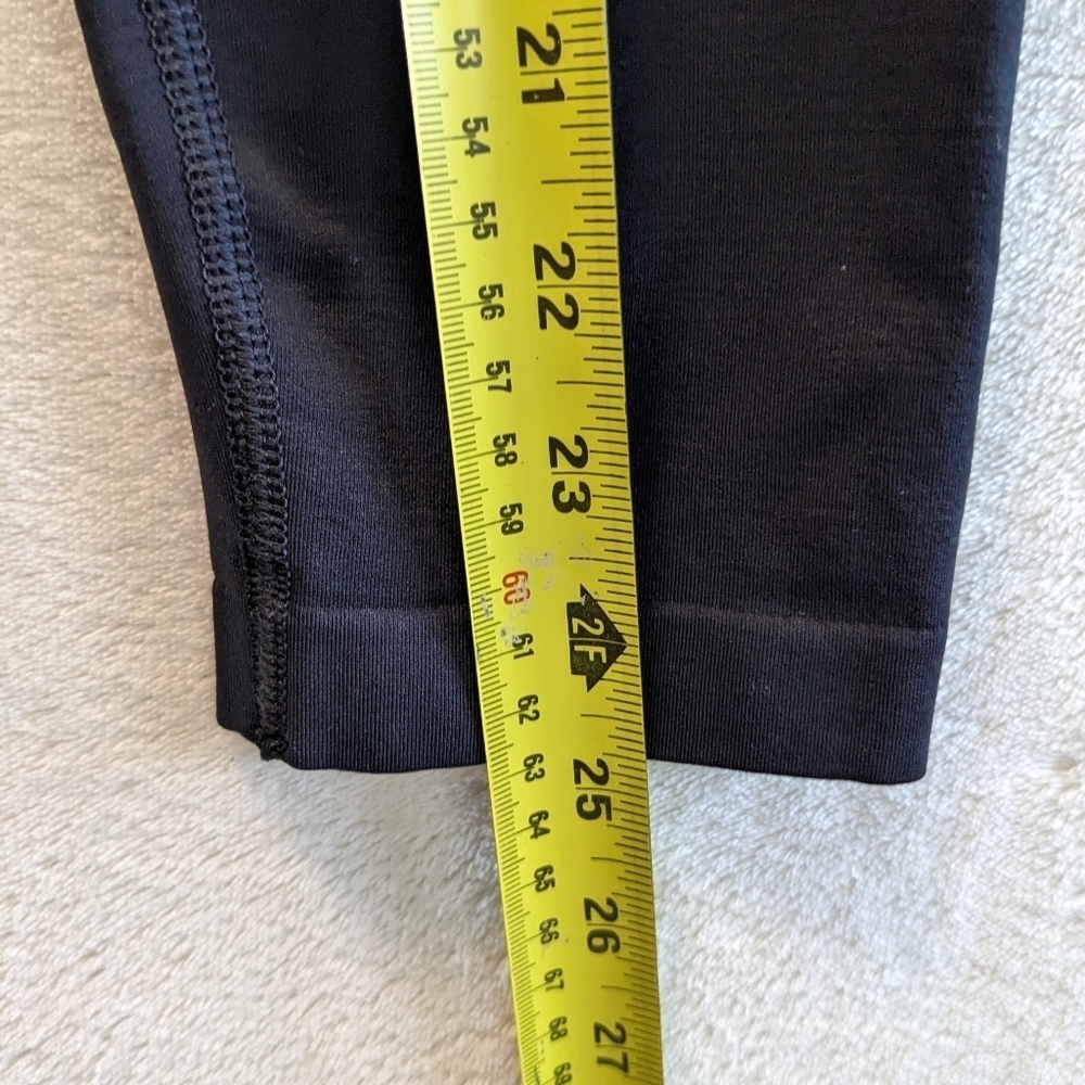 Gymshark Black Low Rise Logo Waist Band Leggings Performance Fit Size M - Picture 11 of 11
